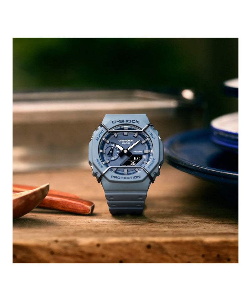 RELOJ ANÁLOGO DIGITAL PARA HOMBRE CASIO G-SHOCK GA-2100PT-2ADR - AZUL