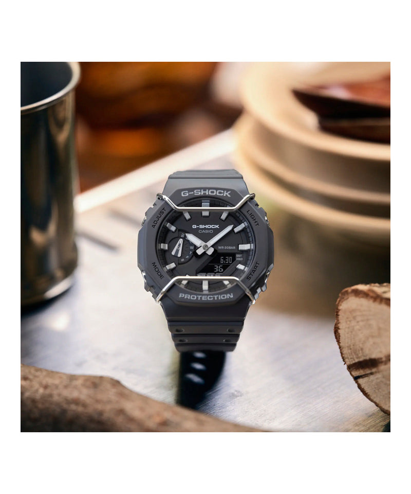 RELOJ ANÁLOGO DIGITAL PARA HOMBRE CASIO G-SHOCK GA-2100PTS-8ADR - GRIS