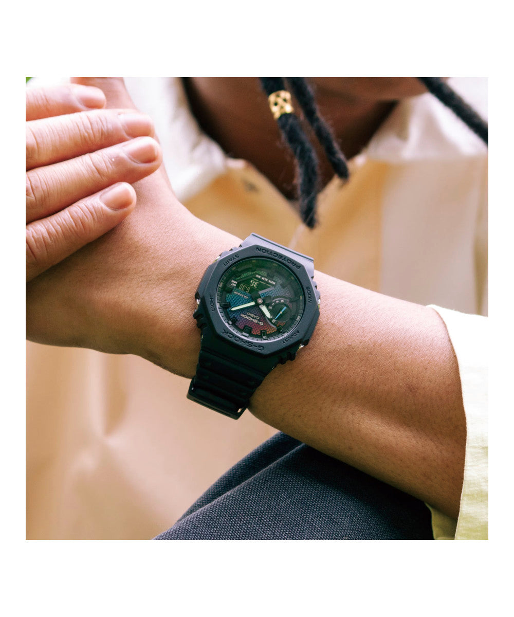 RELOJ CASIO G-SHOCK GA-2100RW-1ADR- NEGRO