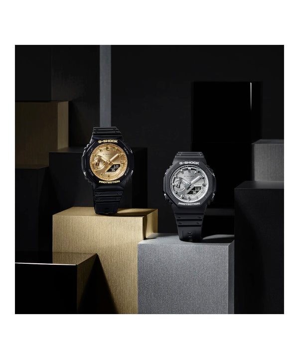 RELOJ ANÁLOGO DIGITAL PARA HOMBRE CASIO G-SHOCK GA-2100SB-1ADR - NEGRO