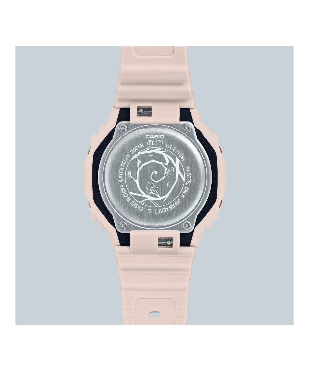RELOJ ANÁLOGO DIGITAL PARA HOMBRE CASIO G-SHOCK GA-2110SL-4A7DR - ROJO