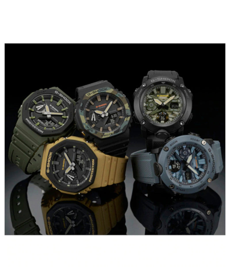 RELOJ ANÁLOGO DIGITAL PARA HOMBRE CASIO G-SHOCK GA-2110SU-9ADR - AMARILLO