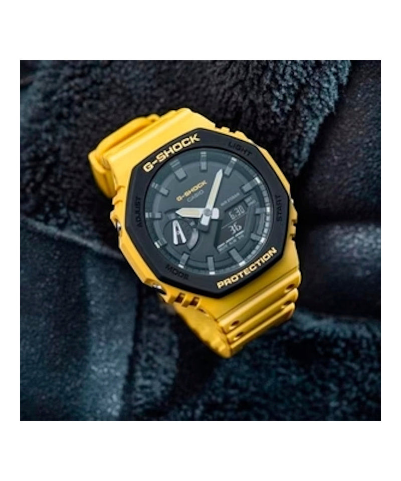 RELOJ ANÁLOGO DIGITAL PARA HOMBRE CASIO G-SHOCK GA-2110SU-9ADR - AMARILLO