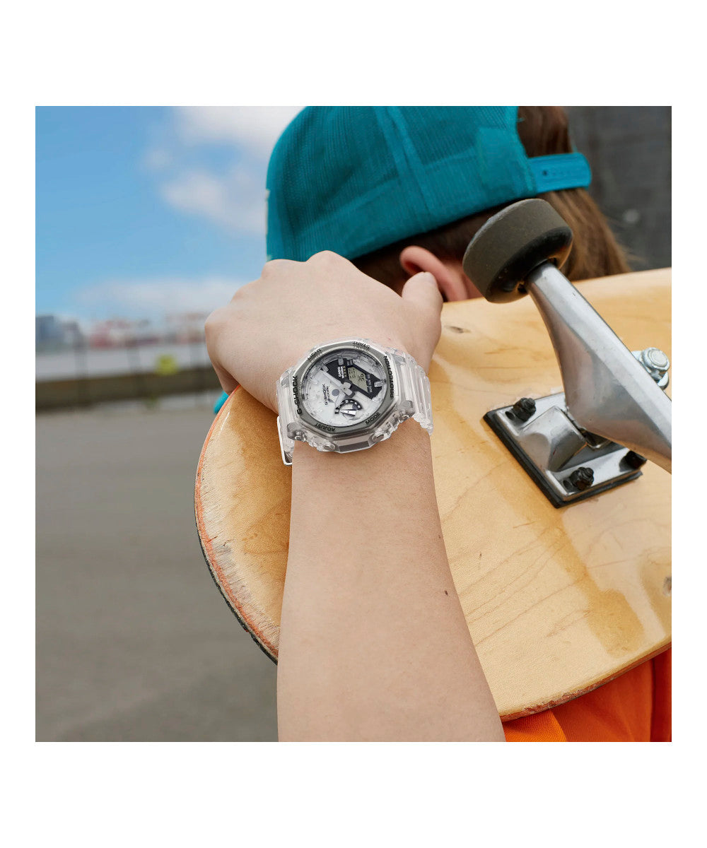 RELOJ ANÁLOGO DIGITAL PARA HOMBRE CASIO G-SHOCK GA-2140RX-7ADR - BLANCO