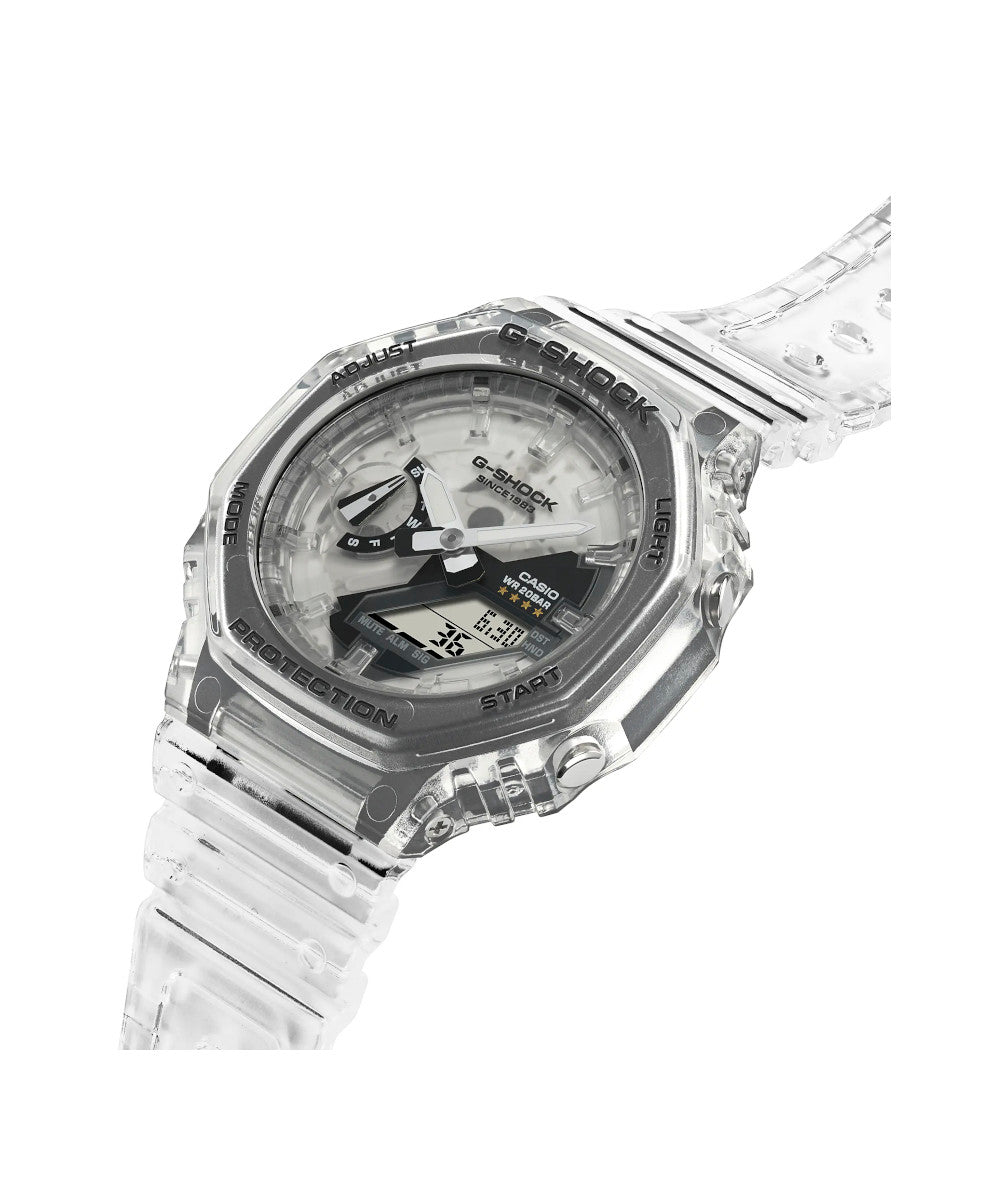 RELOJ ANÁLOGO DIGITAL PARA HOMBRE CASIO G-SHOCK GA-2140RX-7ADR - BLANCO
