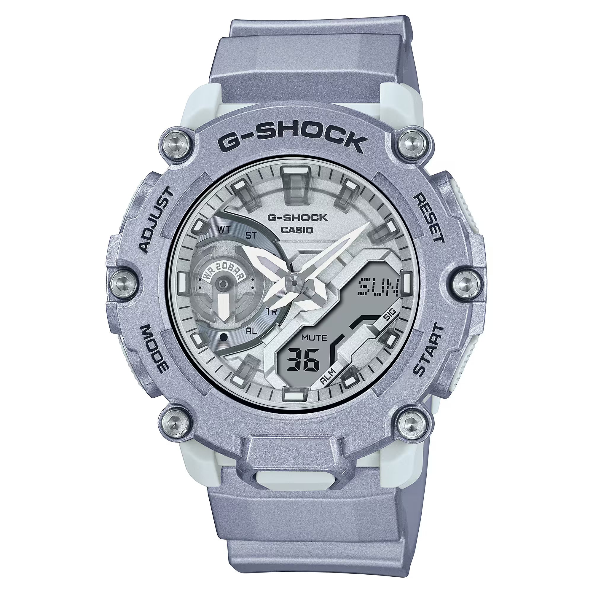 RELOJ ANÁLOGO DIGITAL PARA HOMBRE CASIO G-SHOCK GA-2200FF-8ADR - GRIS