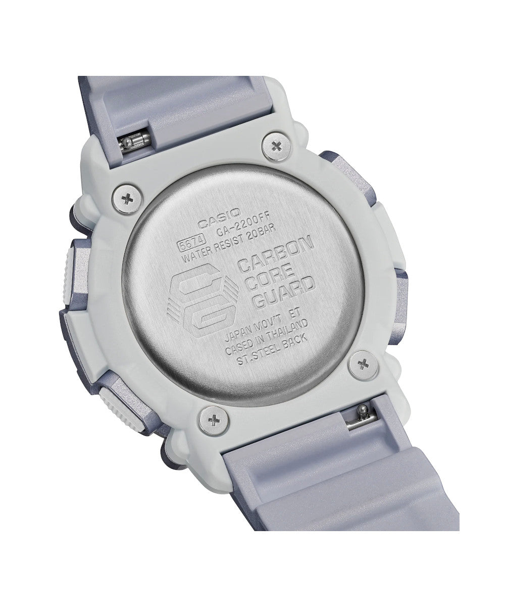 RELOJ ANÁLOGO DIGITAL PARA HOMBRE CASIO G-SHOCK GA-2200FF-8ADR - GRIS