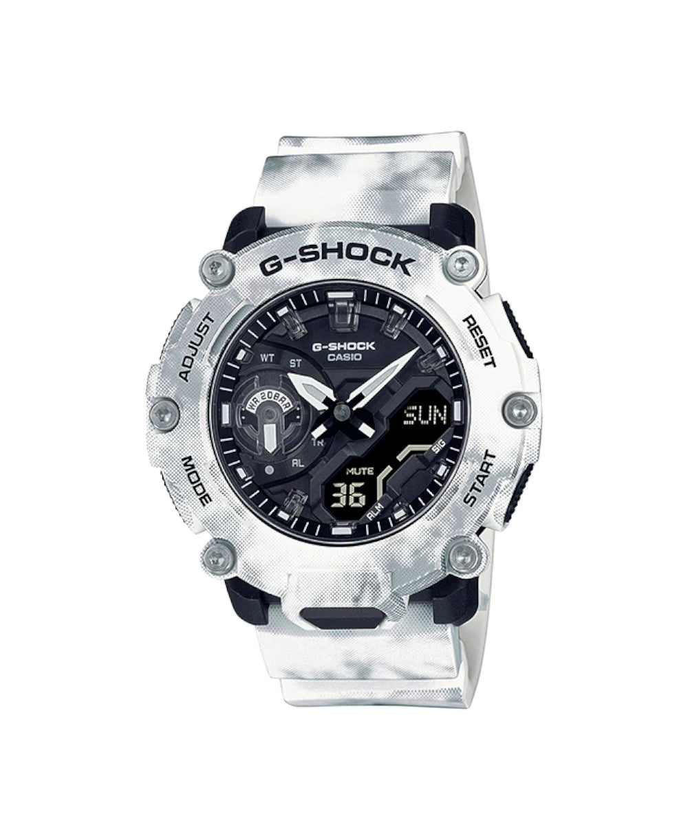 RELOJ ANÁLOGO DIGITAL PARA HOMBRE CASIO G-SHOCK GA-2200GC-7ADR - BLANCO