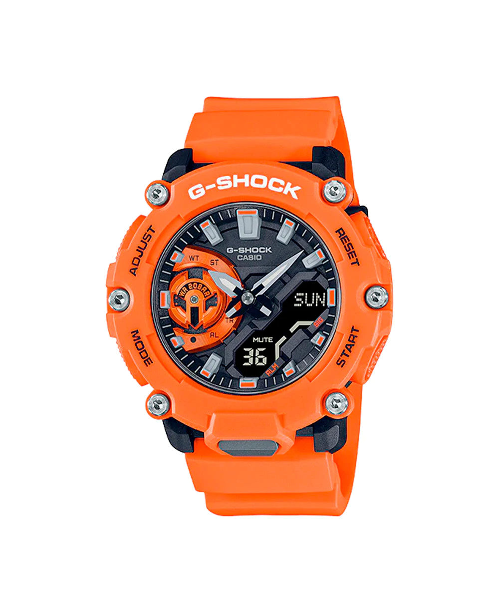 RELOJ ANÁLOGO DIGITAL PARA HOMBRE CASIO G-SHOCK GA-2200M-4ADR - ROJO