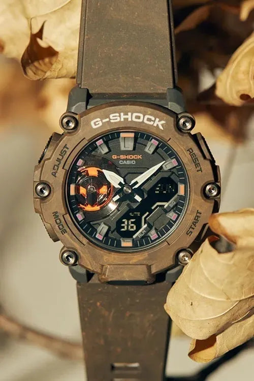 RELOJ ANÁLOGO DIGITAL PARA HOMBRE CASIO G-SHOCK GA-2200MFR-5ADR - MARRÓN