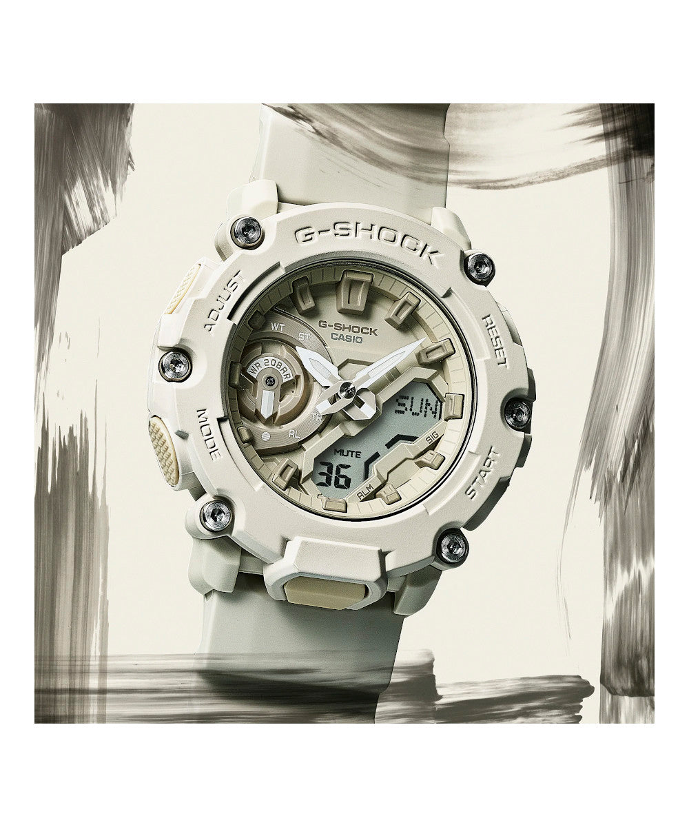 RELOJ CASIO G-SHOCK GA-2200NC-7ADR- BLANCO