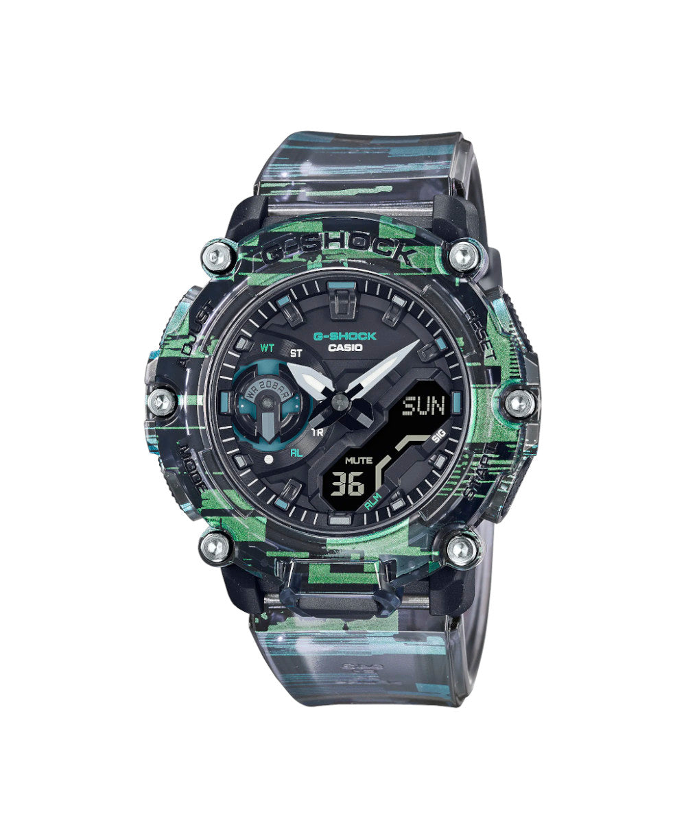 RELOJ ANÁLOGO DIGITAL PARA HOMBRE CASIO G-SHOCK GA-2200NN-1ADR - NEGRO