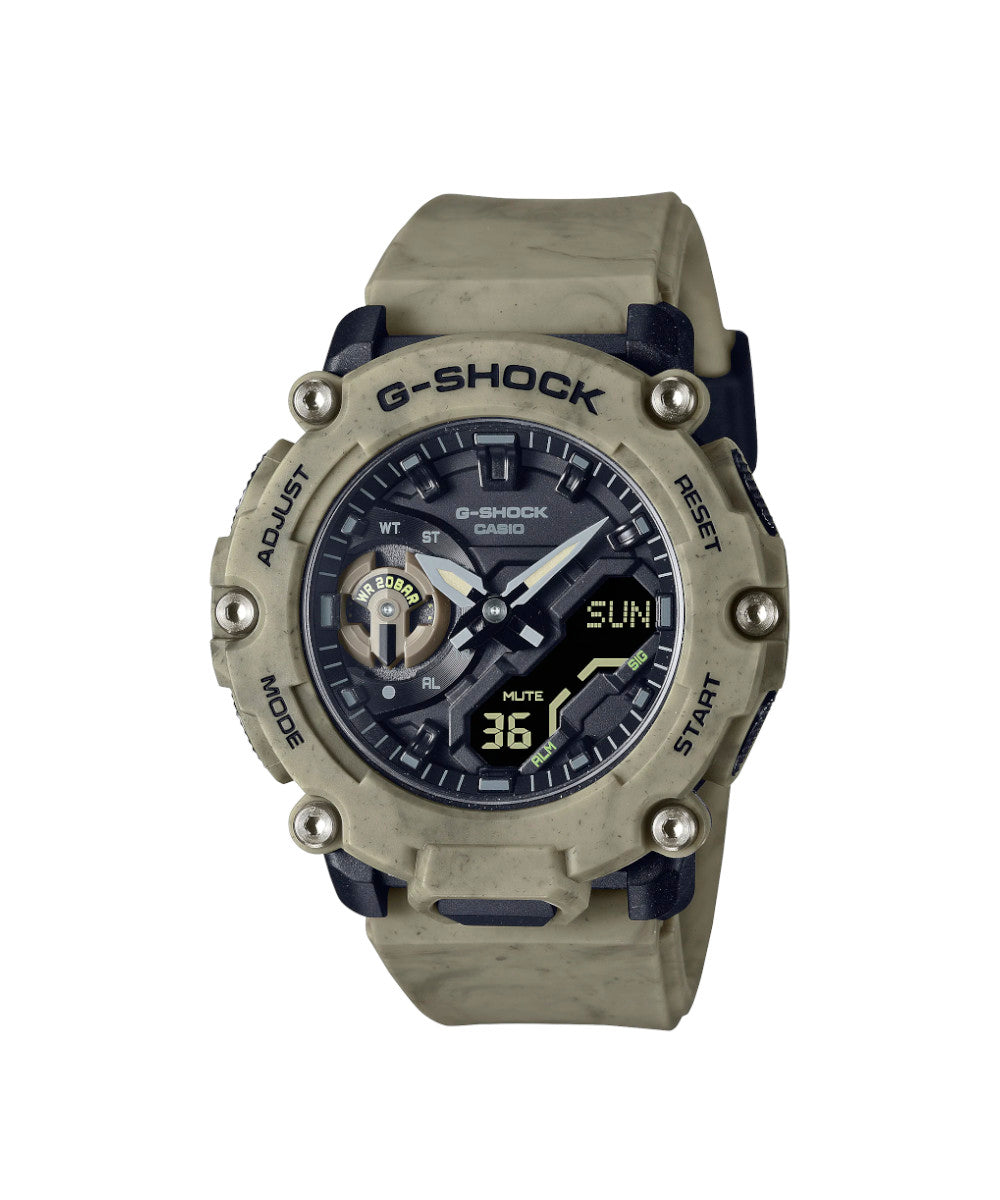 RELOJ ANÁLOGO DIGITAL PARA HOMBRE CASIO G-SHOCK GA-2200SL-5ADR - MARRÓN