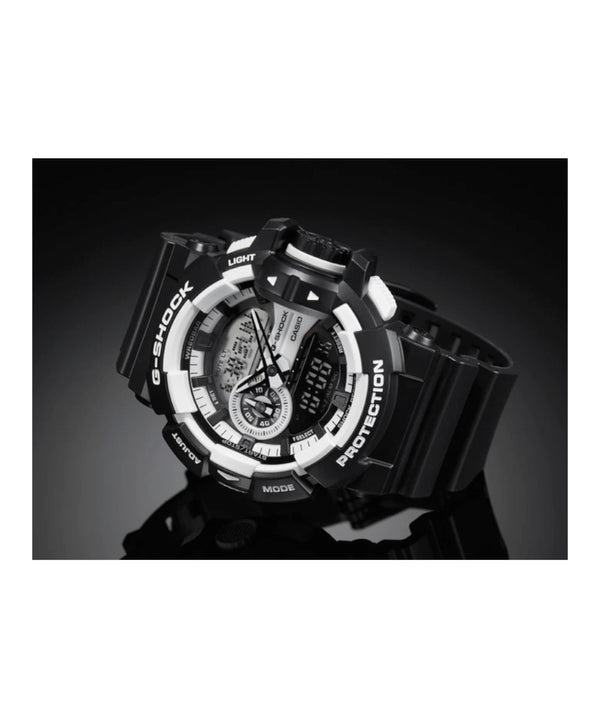 RELOJ ANÁLOGO DIGITAL PARA HOMBRE CASIO G-SHOCK GA-400-1ADR - NEGRO