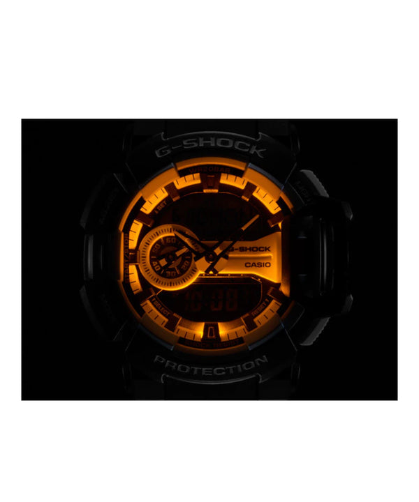 RELOJ ANÁLOGO DIGITAL PARA HOMBRE CASIO G-SHOCK GA-400-1ADR - NEGRO