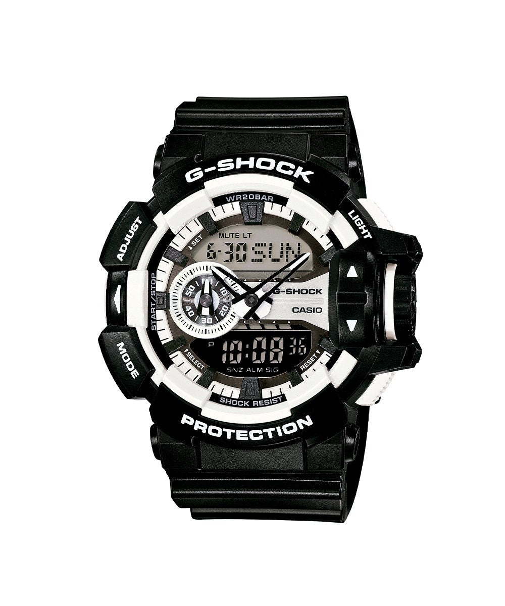 RELOJ ANÁLOGO DIGITAL PARA HOMBRE CASIO G-SHOCK GA-400-1ADR - NEGRO