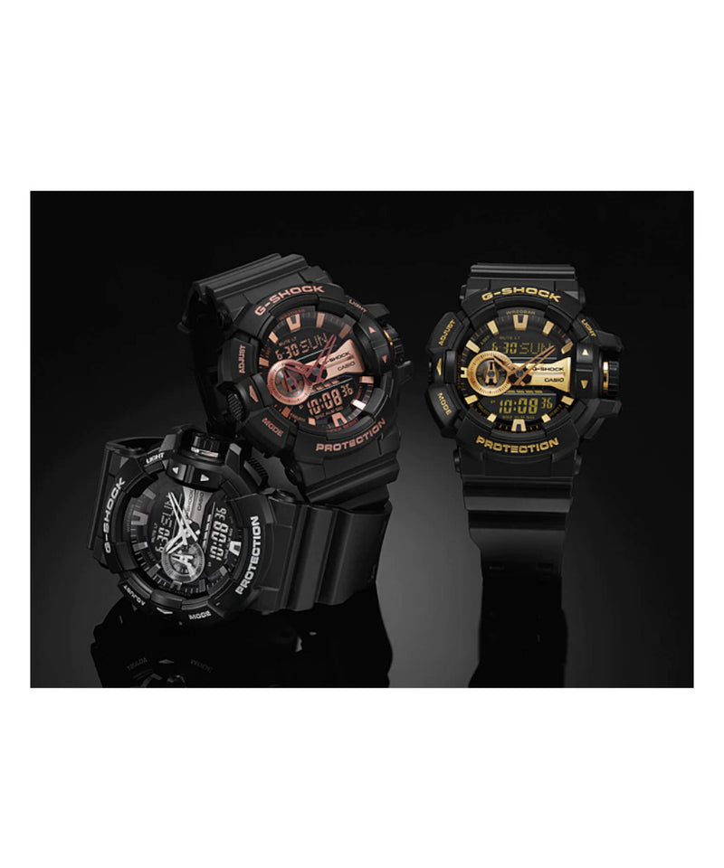 RELOJ ANÁLOGO DIGITAL PARA HOMBRE CASIO G-SHOCK GA-400GB-1ADR - NEGRO