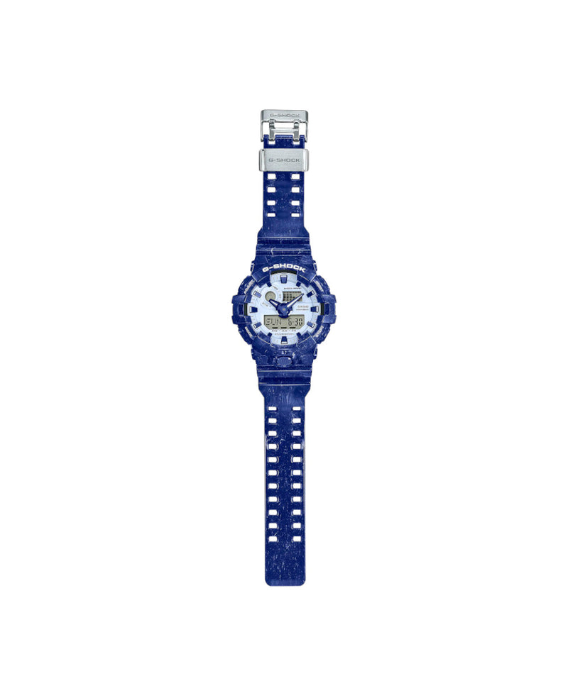 RELOJ ANÁLOGO DIGITAL PARA HOMBRE CASIO G-SHOCK GA-700BWP-2ADR - AZUL