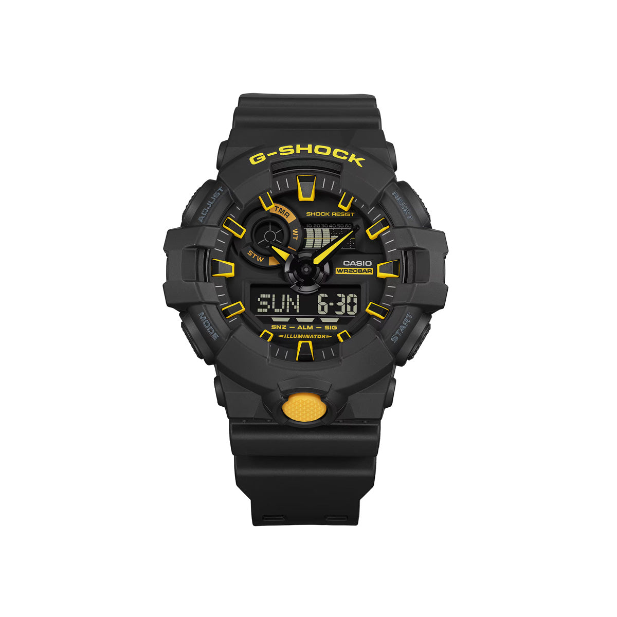 RELOJ ANÁLOGO DIGITAL PARA HOMBRE CASIO G-SHOCK GA-700CY-1ADR - NEGRO