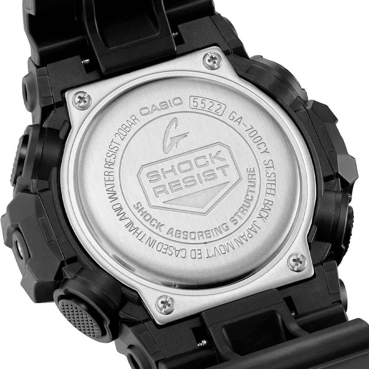 RELOJ ANÁLOGO DIGITAL PARA HOMBRE CASIO G-SHOCK GA-700CY-1ADR - NEGRO