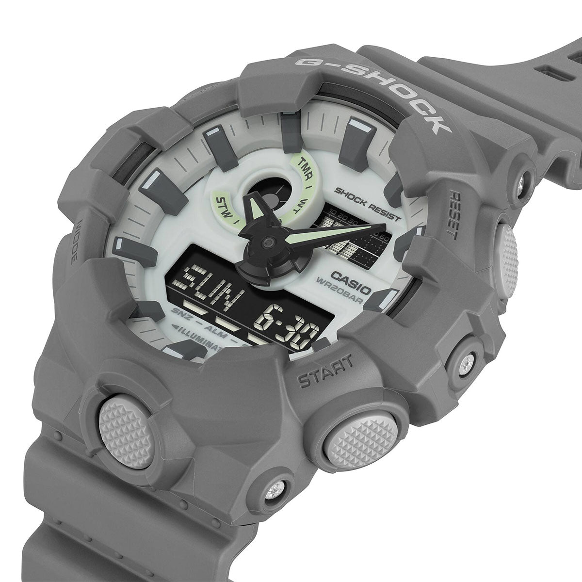 RELOJ ANÁLOGO DIGITAL PARA HOMBRE CASIO G-SHOCK GA-700HD-8ADR - GRIS