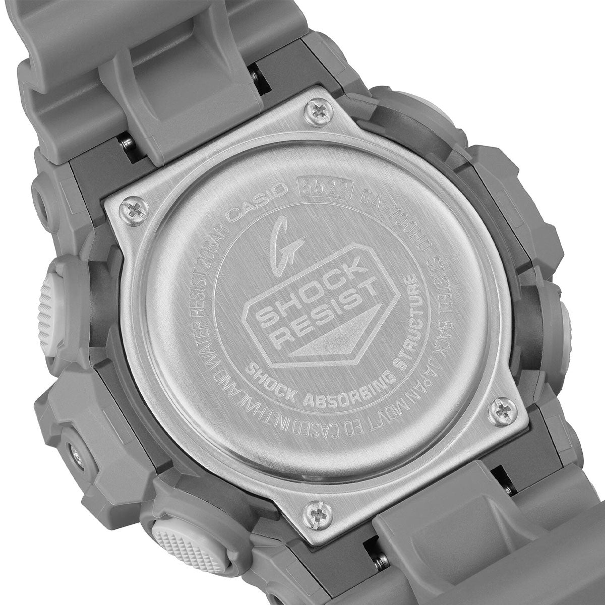 RELOJ ANÁLOGO DIGITAL PARA HOMBRE CASIO G-SHOCK GA-700HD-8ADR - GRIS