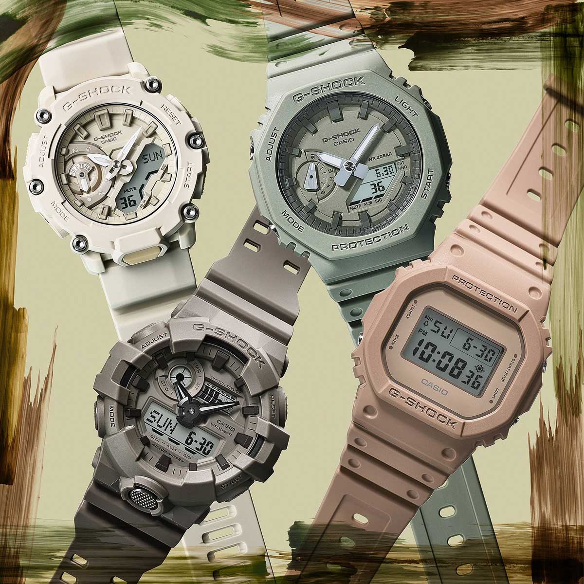 RELOJ ANÁLOGO DIGITAL PARA HOMBRE CASIO G-SHOCK GA-700NC-5ADR - MARRÓN