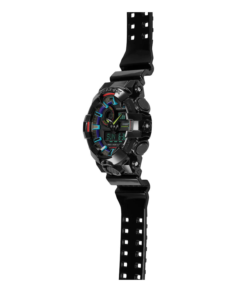 RELOJ ANÁLOGO DIGITAL PARA HOMBRE CASIO G-SHOCK GA-700RGB-1ADR - NEGRO