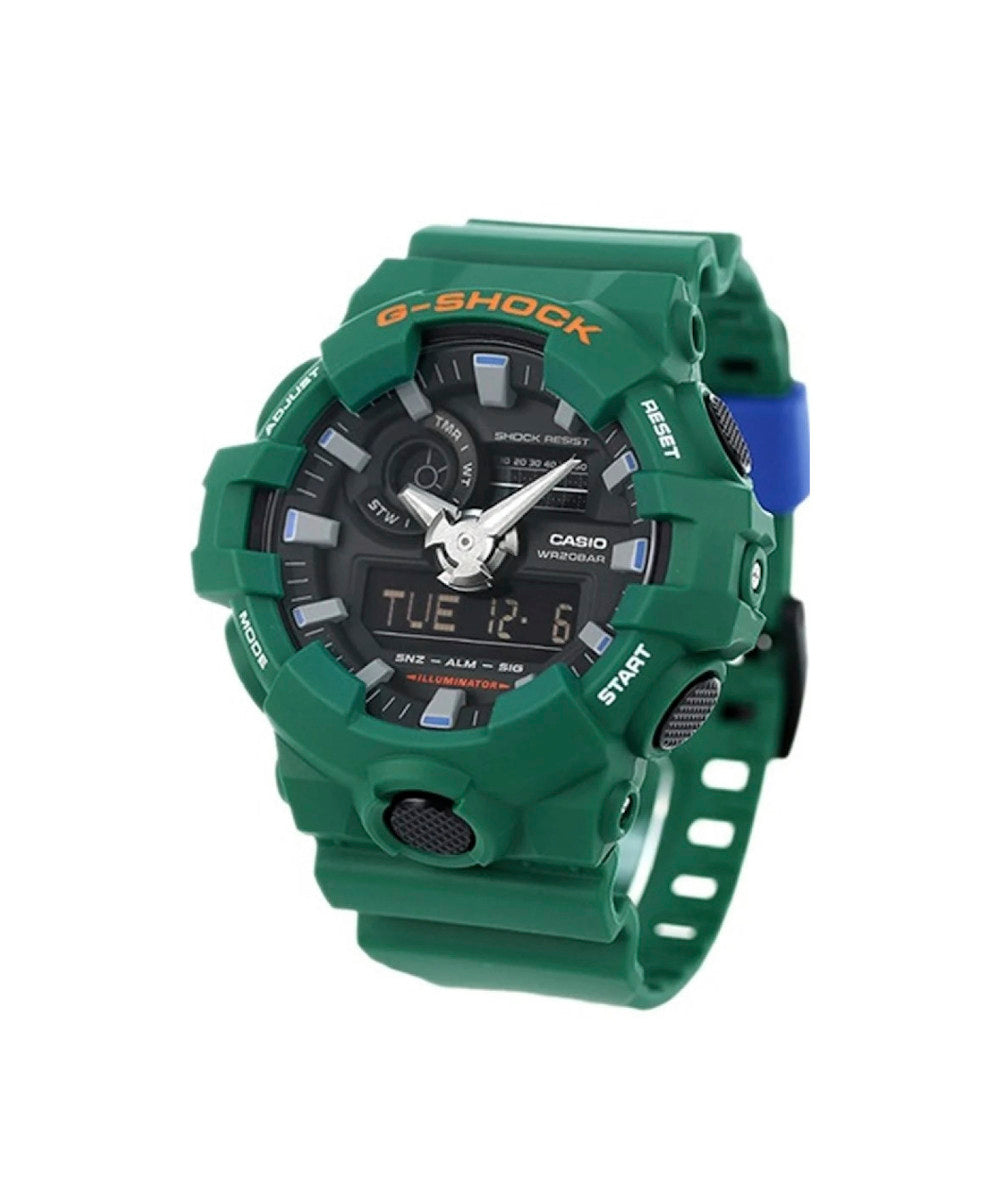 RELOJ ANÁLOGO DIGITAL PARA HOMBRE CASIO G-SHOCK GA-700SC-3ADR - VERDE