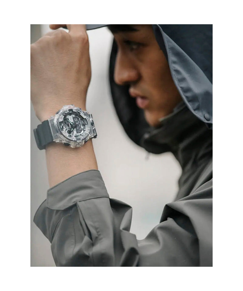 RELOJ ANÁLOGO DIGITAL PARA HOMBRE CASIO G-SHOCK GA-700SK-1ADR - NEGRO