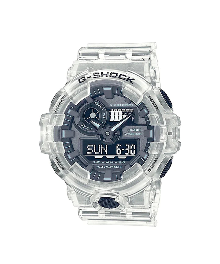 RELOJ ANÁLOGO DIGITAL PARA HOMBRE CASIO G-SHOCK GA-700SKE-7ADR - BLANCO