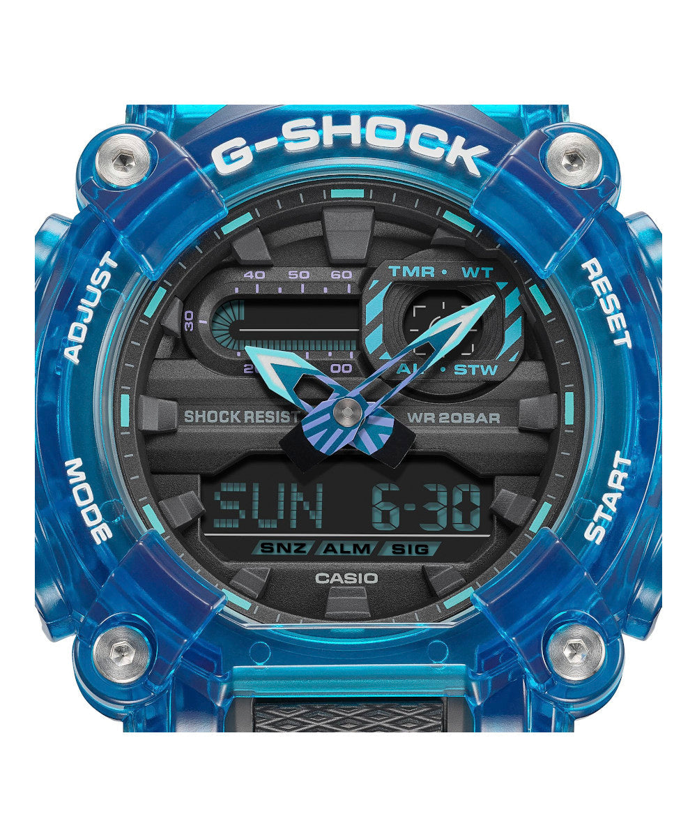 RELOJ ANÁLOGO DIGITAL PARA HOMBRE CASIO G-SHOCK GA-900SKL-2ADR - AZUL