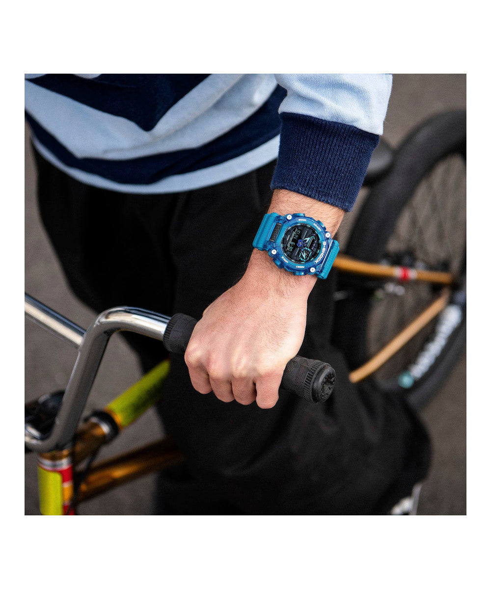 RELOJ ANÁLOGO DIGITAL PARA HOMBRE CASIO G-SHOCK GA-900SKL-2ADR - AZUL