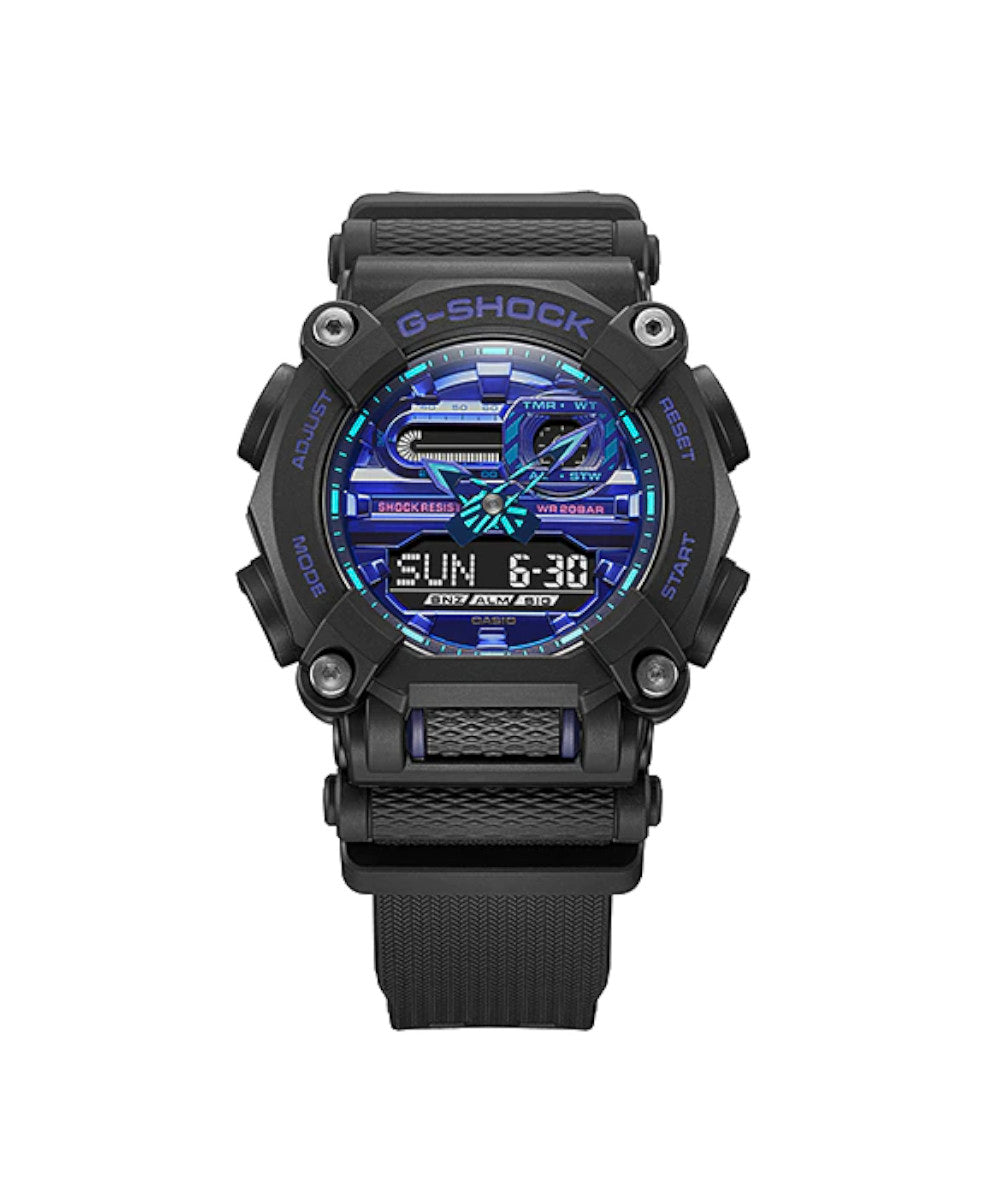 RELOJ ANÁLOGO DIGITAL PARA HOMBRE CASIO G-SHOCK GA-900VB-1ADR - NEGRO