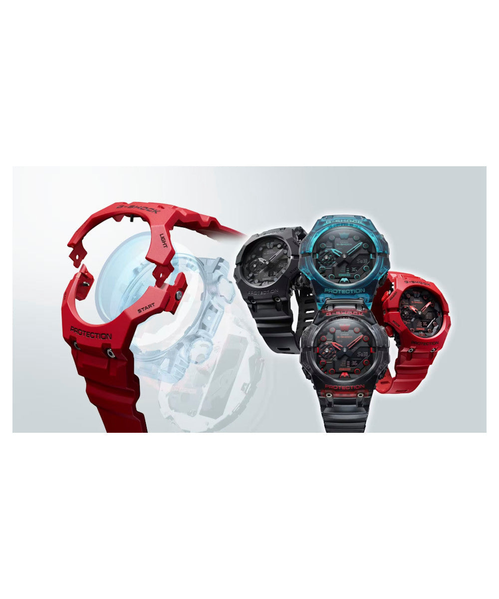 RELOJ ANÁLOGO DIGITAL PARA HOMBRE CASIO G-SHOCK GA-B001G-1ADR - NEGRO