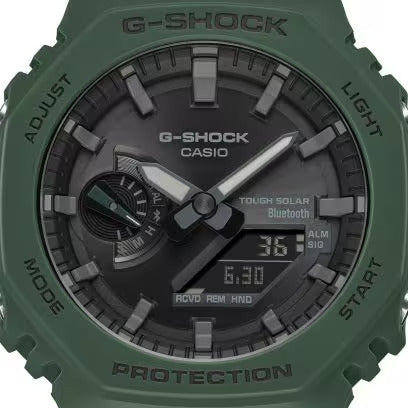 RELOJ ANÁLOGO DIGITAL PARA HOMBRE CASIO G-SHOCK GA-B2100-3ADR - VERDE