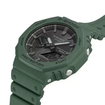 RELOJ ANÁLOGO DIGITAL PARA HOMBRE CASIO G-SHOCK GA-B2100-3ADR - VERDE