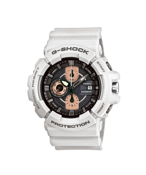 GAC-100RG-7ADR RELOJ CASIO G-SHOCK - BLANCO