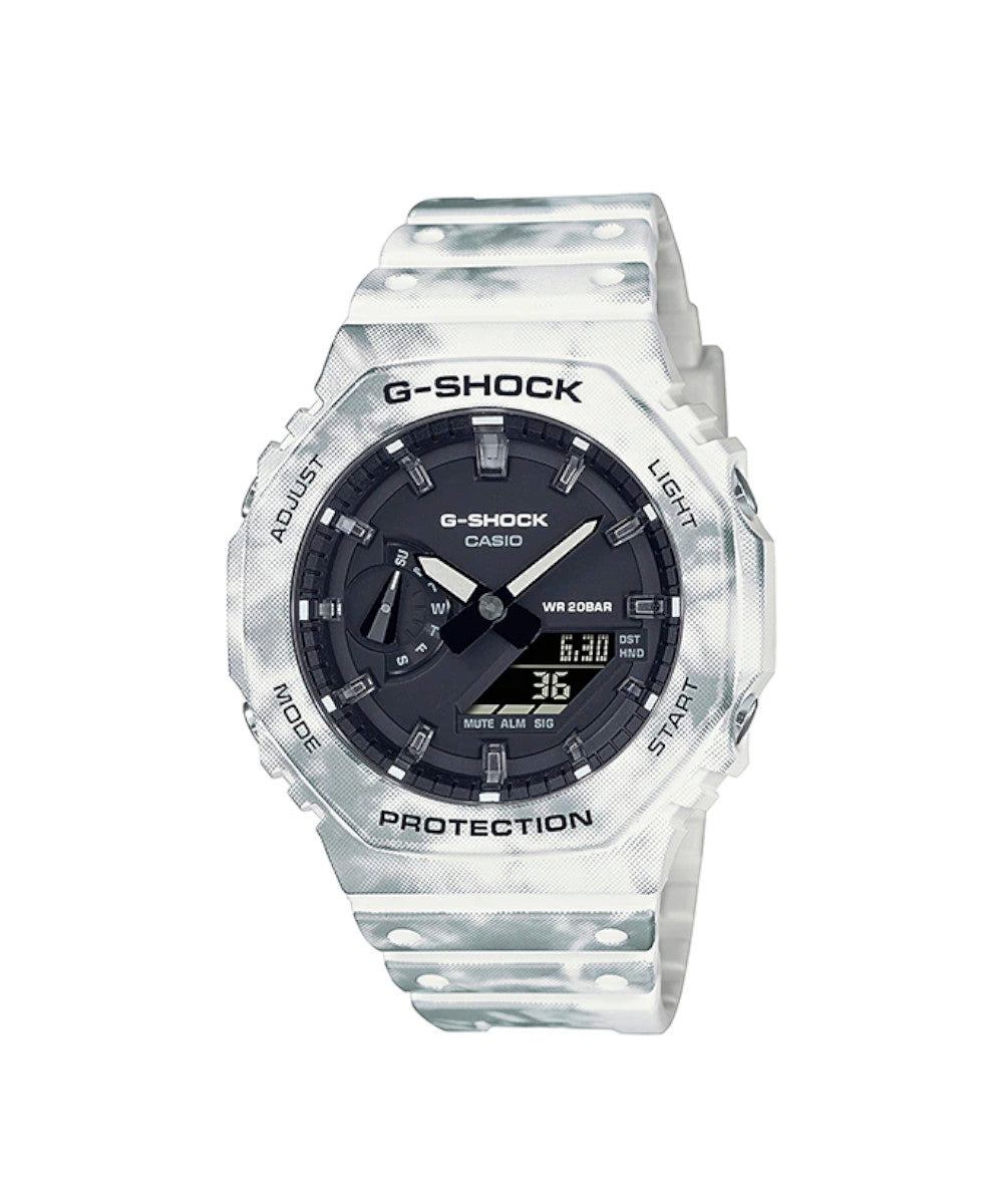 RELOJ CASIO G-SHOCK GAE-2100GC-7ADR- BLANCO