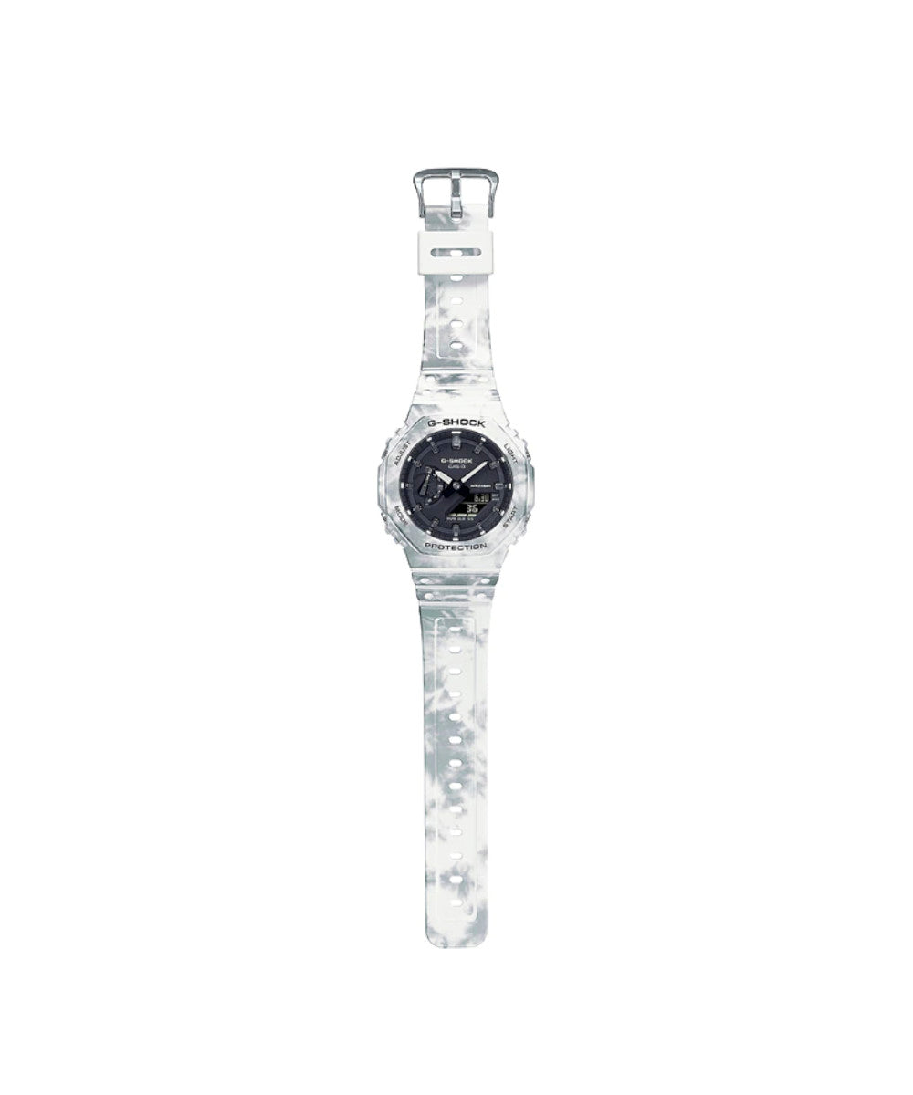 RELOJ CASIO G-SHOCK GAE-2100GC-7ADR- BLANCO
