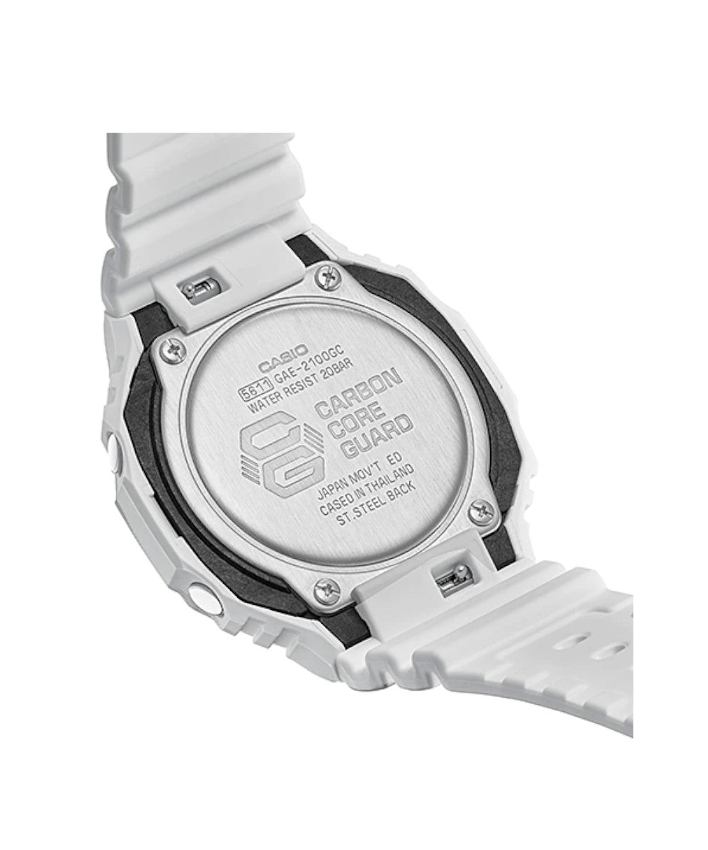 RELOJ CASIO G-SHOCK GAE-2100GC-7ADR- BLANCO