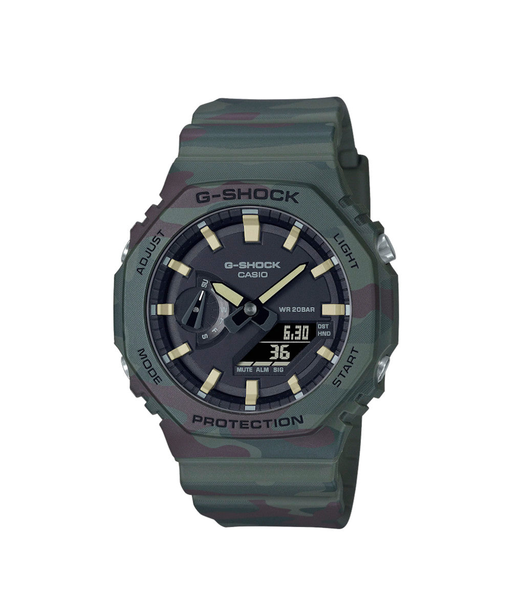 RELOJ ANÁLOGO DIGITAL PARA HOMBRE CASIO G-SHOCK GAE-2100WE-3ADR - VERDE