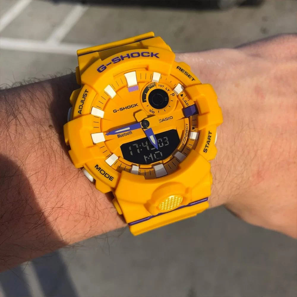 CASIO G-SHOCK GBA-800DG-9ADR – RELOJ ANÁLOGO DIGITAL PARA HOMBRE – AMARILLO