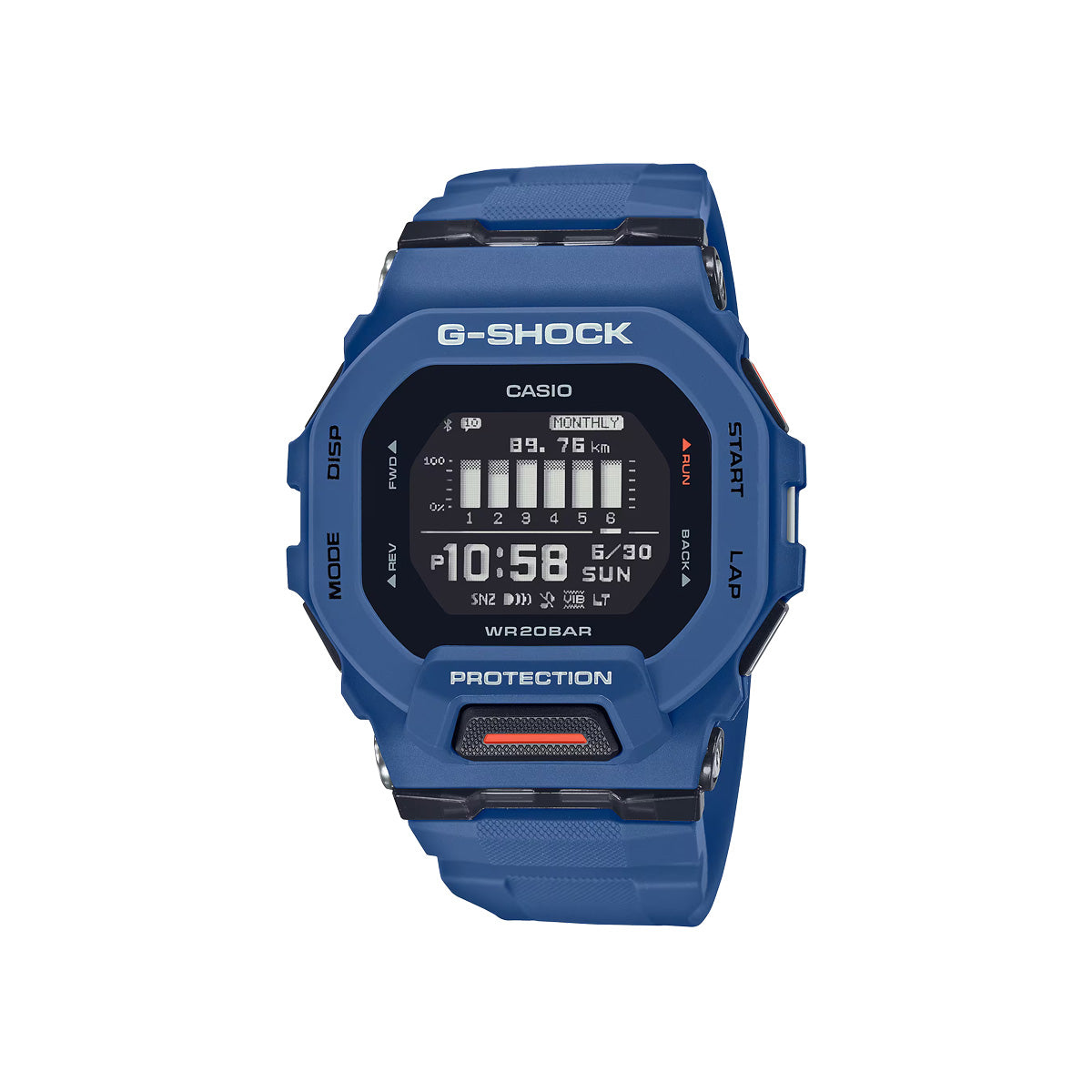 RELOJ DIGITAL PARA HOMBRE CASIO G-SHOCK GBD-200-2DR - AZUL