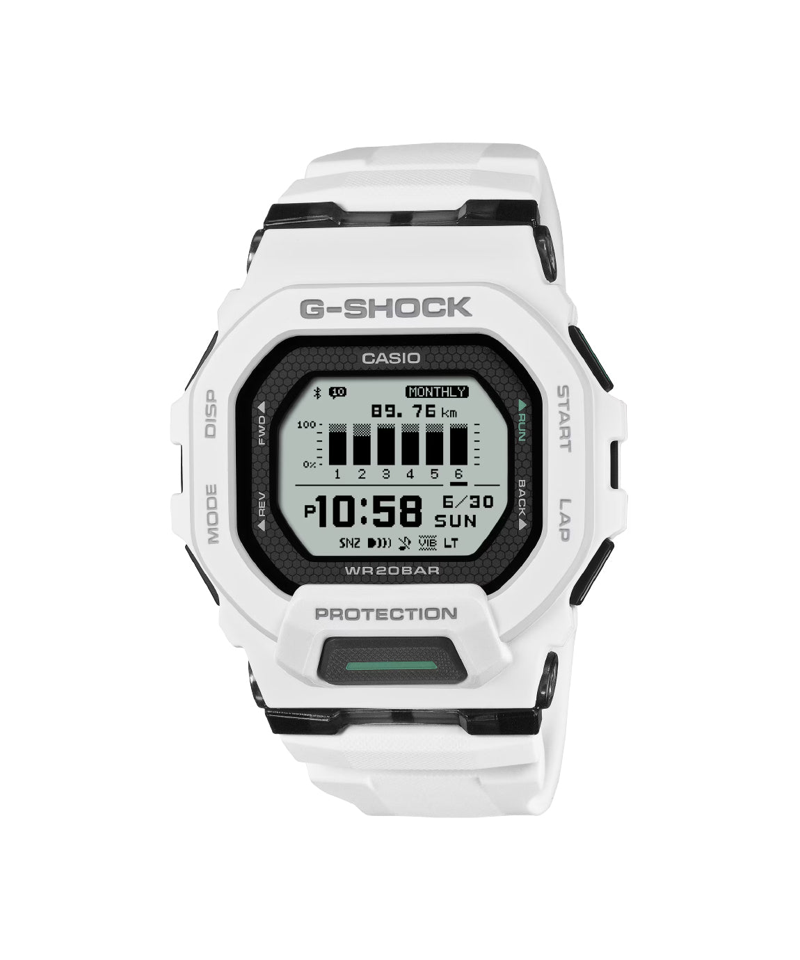 GBD-200-7DR RELOJ CASIO G-SHOCK - BLANCO