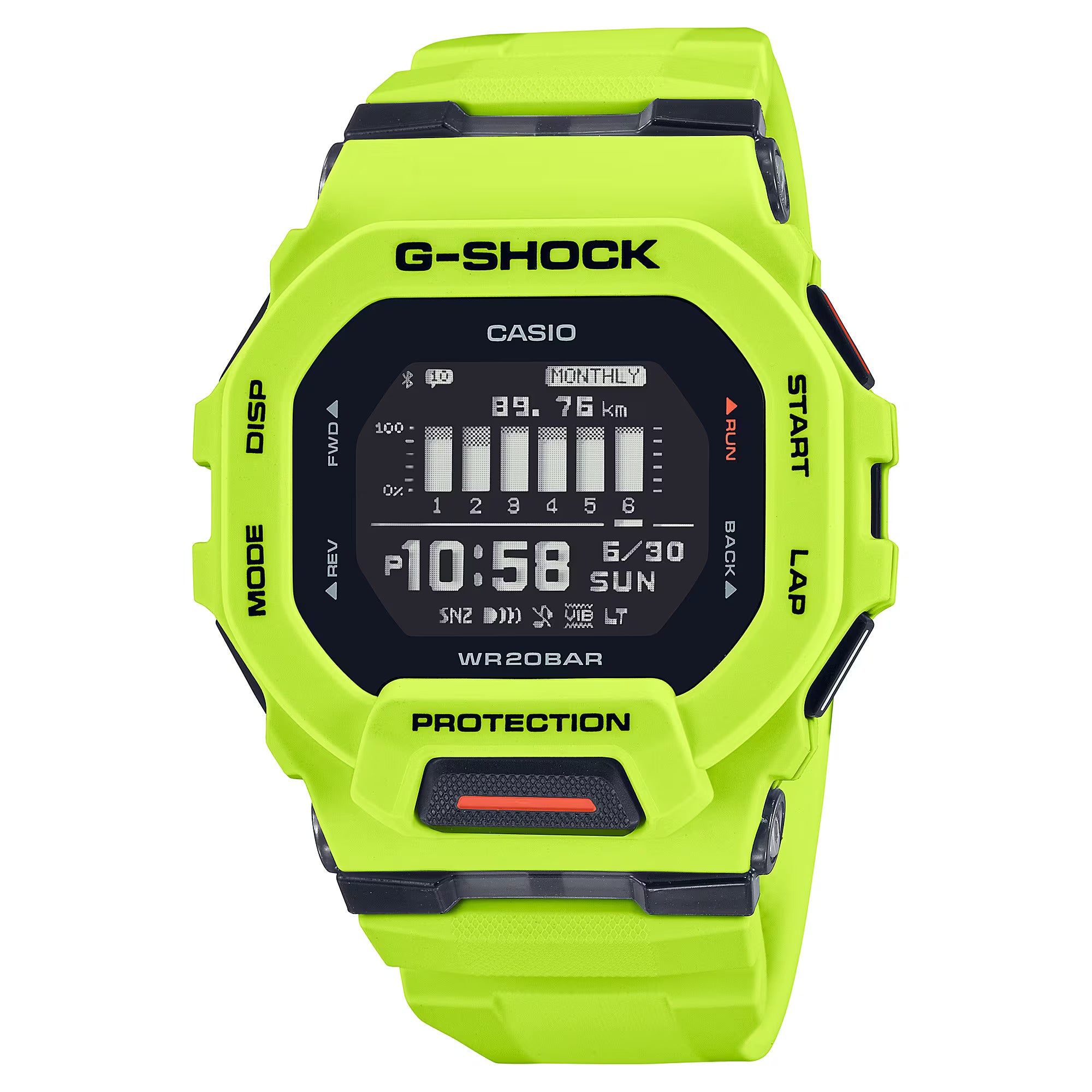 RELOJ DIGITAL PARA HOMBRE CASIO G-SHOCK GBD-200-9DR - VERDE