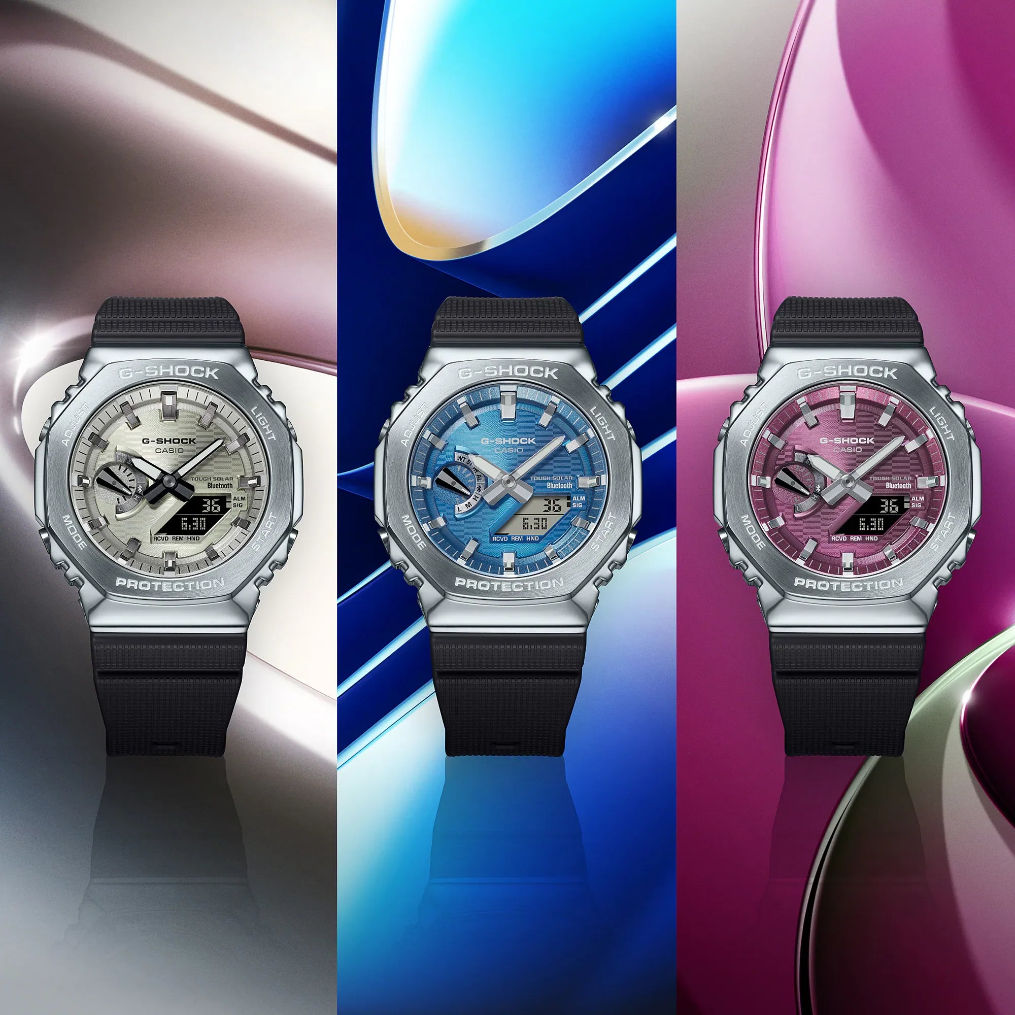 RELOJ CASIO G-SHOCK GBM-2100A-4BDR - ROSADO