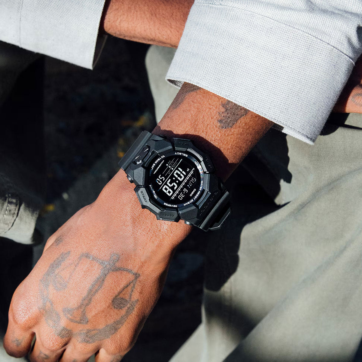 RELOJ DIGITAL PARA HOMBRE CASIO G-SHOCK GD-010-1A1DR - NEGRO