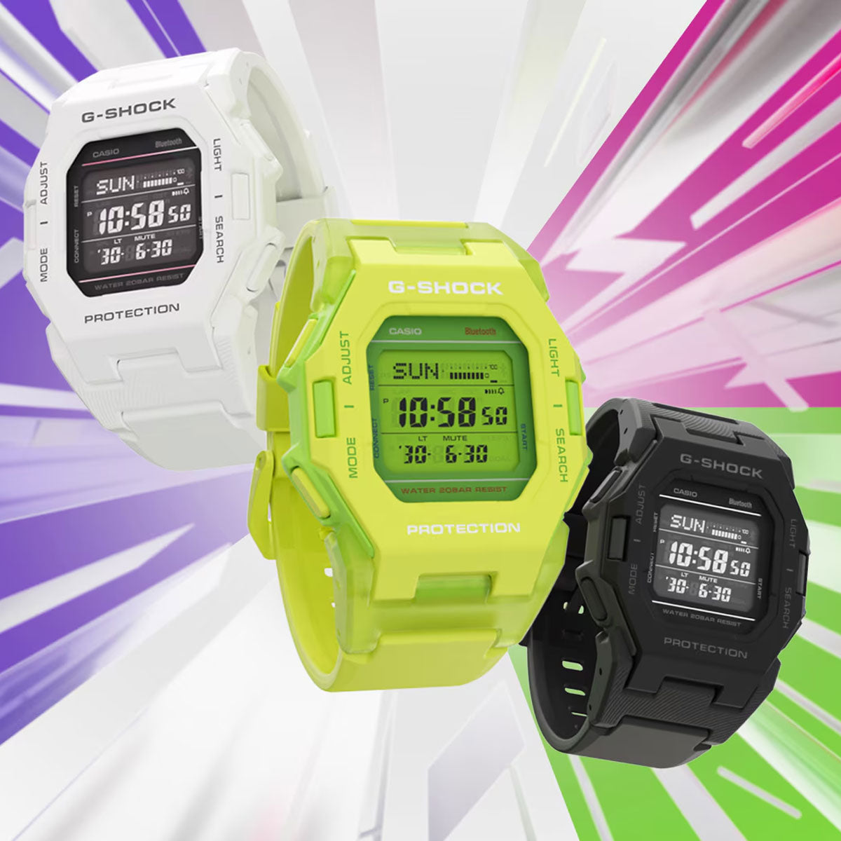 RELOJ DIGITAL PARA HOMBRE CASIO G-SHOCK GD-B500S-3DR - VERDE