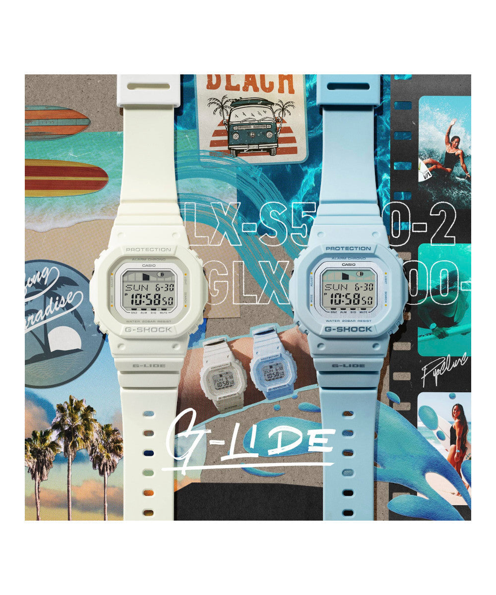 RELOJ CASIO G-SHOCK GLX-S5600-7BDR- BLANCO